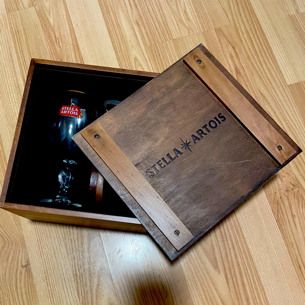 🎁Great Gift Idea! Stella Artois Challice Gift Set